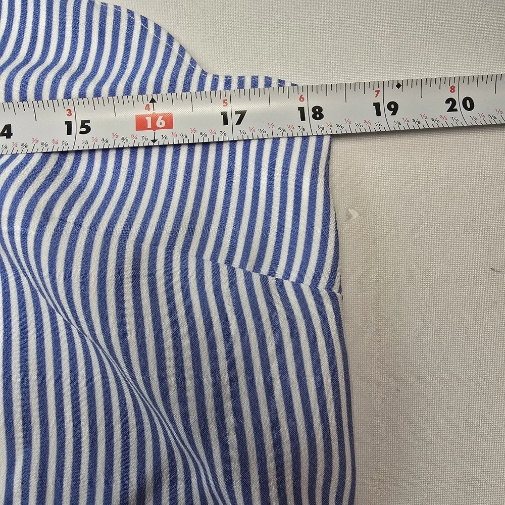 J. Crew Blue Striped Camisole Top